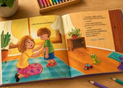 Livro infantil sobre saudade Marina Marquez Quando a saudade aperta