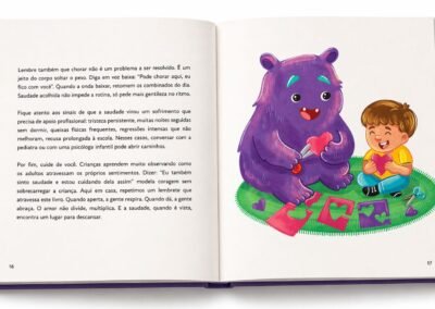 Livro infantil sobre saudade Marina Marquez Quando a saudade aperta