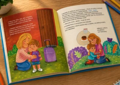 Livro infantil sobre saudade Marina Marquez Quando a saudade aperta