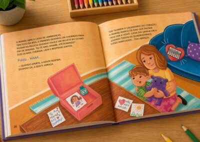 Livro infantil sobre saudade Marina Marquez Quando a saudade aperta